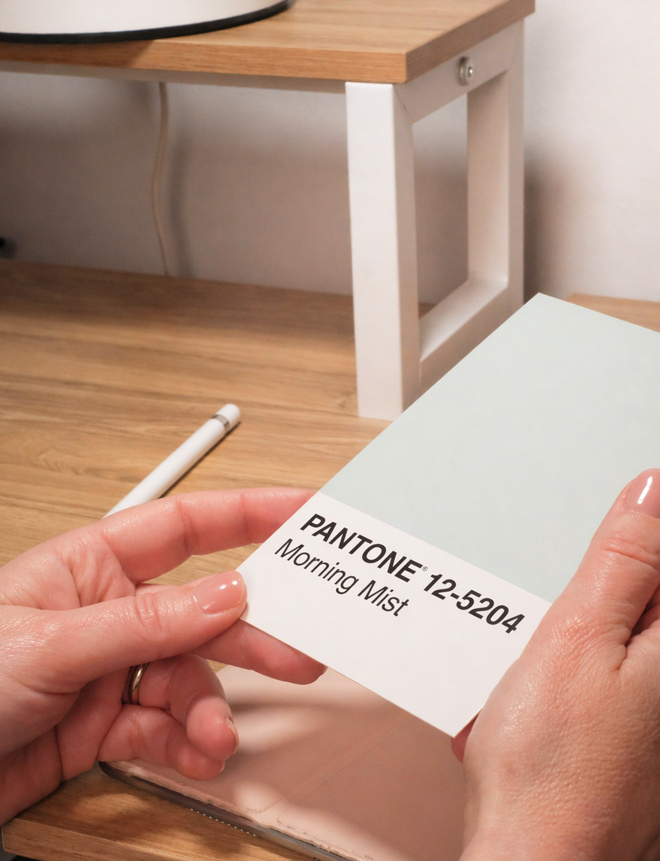 Stefania Billera brand designer selezione colore Pantone per identità visiva
